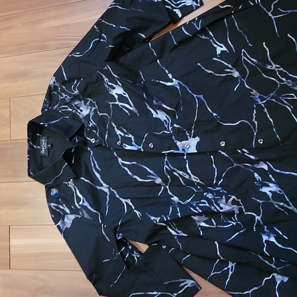 Nwt RED CORAL dramatic high low blouse - Picture 6 of 7